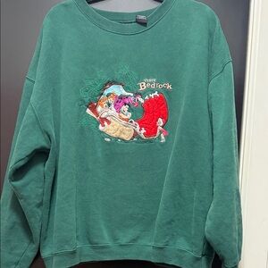 Green vintage crewneck